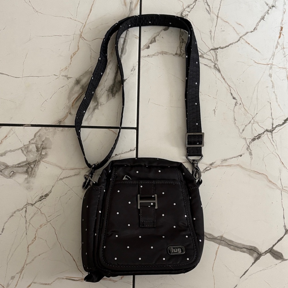 Lug Black and White Polka Dot Bag - Picture 2 of 8
